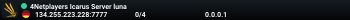 4Netplayers Icarus Server luna