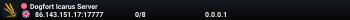 Dogfort Icarus Server
