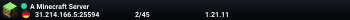A Minecraft Server