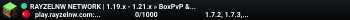 RAYZELNW NETWORK | 1.19.x - 1.21.x » BoxPvP & SMP AKTIF! | play.rayzelnw.com