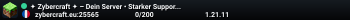 ✦ Zybercraft ✦ – Dein Server • Starker Support • Faire Features