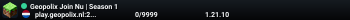 Geopolix Join Nu | Season 1