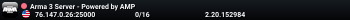 Arma 3 Server - Powered by AMP