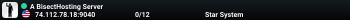 A BisectHosting Server