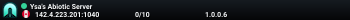 Ysa's Abiotic Server