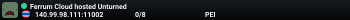 Ferrum Cloud hosted Unturned