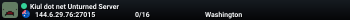 Kiul dot net Unturned Server