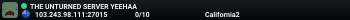 THE UNTURNED SERVER YEEHAA