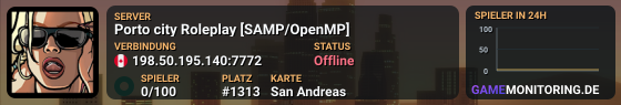 Porto city  Roleplay [SAMP/OpenMP]