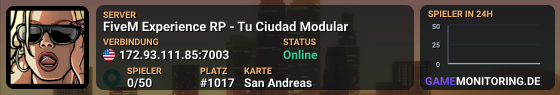 FiveM Experience RP - Tu Ciudad Modular