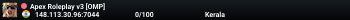Apex Roleplay v3 [OMP]