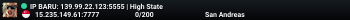 IP BARU: 139.99.22.123:5555 | High State