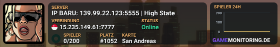 IP BARU: 139.99.22.123:5555 | High State