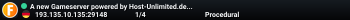 A new Gameserver powered by Host-Unlimited.de (v0.6.0.26518)
