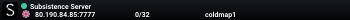 Subsistence Server