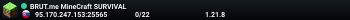 BRUT.me MineCraft SURVIVAL
