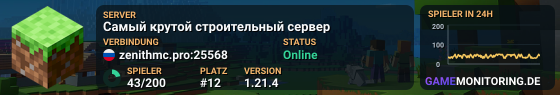 Самый крутой строительный сервер