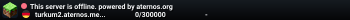 This server is offline. powered by aternos.org