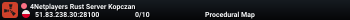 4Netplayers Rust Server Kopczan