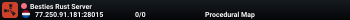 Besties Rust Server