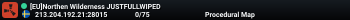 [EU]Northen Wilderness JUSTFULLWIPED