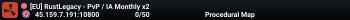 [FR] [EU] RustLegacy - PvP / IA Monthly x2 Loot +