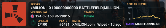 xMILION - X100000000000 BATTLEFIELD|MILLION|FUNSERVER|PVP|