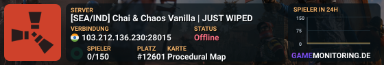 [SEA/IND] Chai & Chaos Vanilla