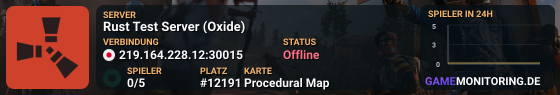 Rust Test Server (Oxide)