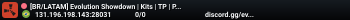 [BR/LATAM] Evolution Showdown | Kits | TP | PVP | RANK