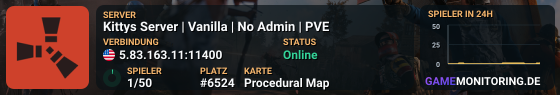 Kittys Server | Vanilla | No Admin | PVE