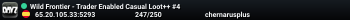 Wild Frontier - Trader Enabled Casual Loot++ #4