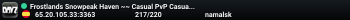 Frostlands Snowpeak Haven ~~ Casual PvP Casual X20 Loot Building
