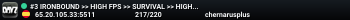 #3 IRONBOUND >> HIGH FPS >> SURVIVAL >> HIGH LOOT #3