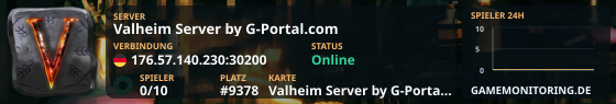 Valheim Server by G-Portal.com