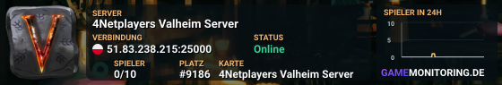 4Netplayers Valheim Server