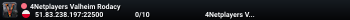 4Netplayers Valheim Rodacy