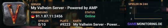 My Valheim Server - Powered by AMP