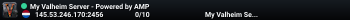 My Valheim Server - Powered by AMP