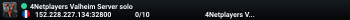 4Netplayers Valheim Server solo