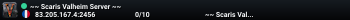 ~~ Scaris Valheim Server ~~