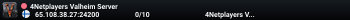 4Netplayers Valheim Server