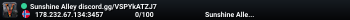 Sunshine Alley discord.gg/VSPYkATZJ7