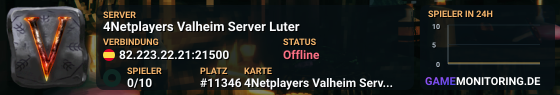 4Netplayers Valheim Server Luter