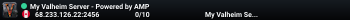 My Valheim Server - Powered by AMP