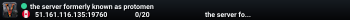 the server formerly known as protomen