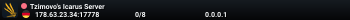 Tzimovo's Icarus Server