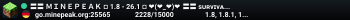 〓〓 ＭＩＮＥＰＥＡＫ ¤ 1.8 - 26.1 ¤ ❤(❤_❤)❤ 〓〓 ꜱᴜʀᴠɪᴠᴀʟ ⋆ ʟɪғᴇꜱᴛᴇᴀʟ ⋆ ʙᴇᴅᴡᴀʀꜱ ⋆ ᴅᴜᴇʟꜱ