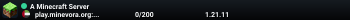 A Minecraft Server