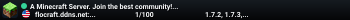 A Minecraft Server. Many Gamemodes, one place! FloCraft